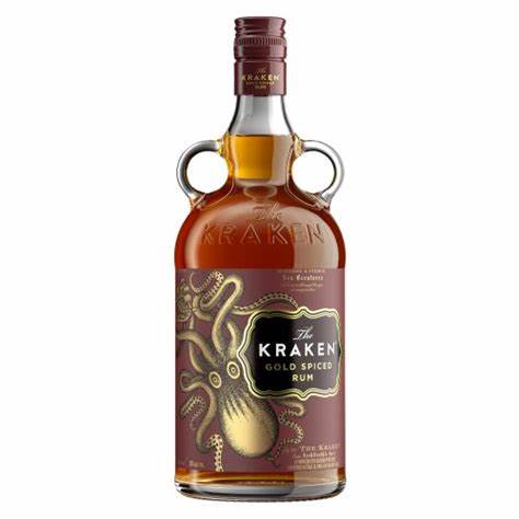 KRAKEN GOLD SPICED RUM 750ML