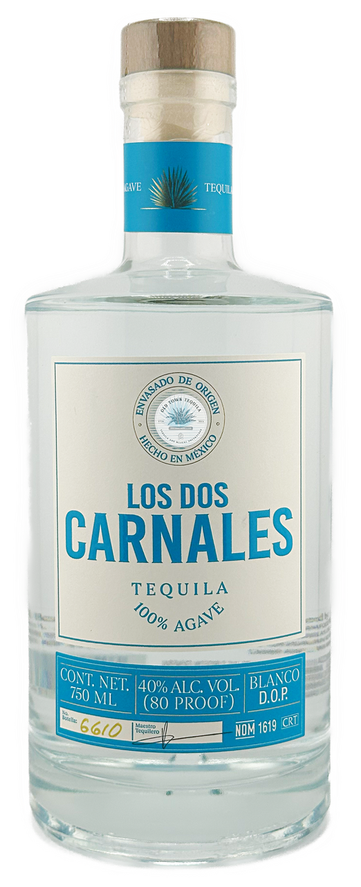 Los Dos Carnales Tequila Blanco 100% Agave 750mL