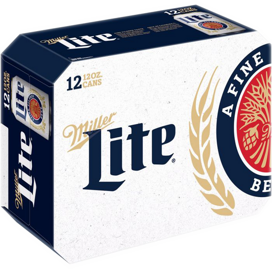 Miller Lite 12oz 12pk CN