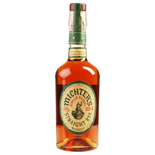 Mitchers Whiskey Rye Single Barrel US1 750mL