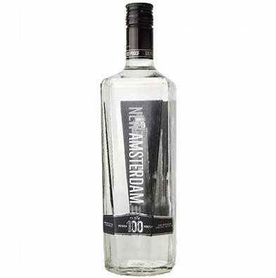 New Amsterdam Vodka 100 Proof 1.75L Black Top Glass Bottle