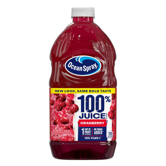 Ocean Spray 100% Cranberry 4 Juice Blend 64 fl oz