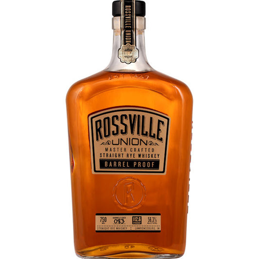 Rossville Union Barrel Proof Rye 750mL BTL