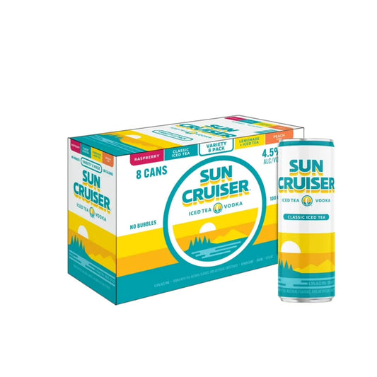 Sun Cruiser Iced Tea + Vodka RTDs Variety 12oz 8pk