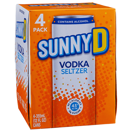 Sunny D Vodka Seltzer Can 4 pack
