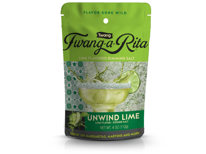 Twang A Rita 'Unwind Lime' Lime Rimming Salt pouch 4oz