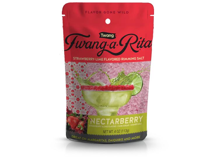 Twang A Rita 'Nectarberry' Strawberry Lime Rimming Salt pouch 4oz