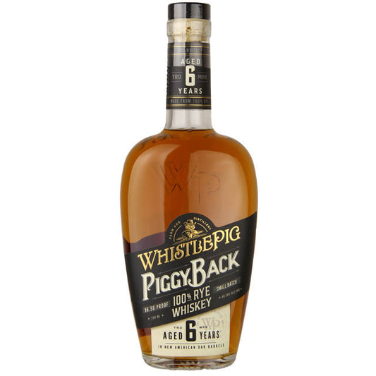 WhistlePig PiggyBack Rye Whiskey 6yr 750mL
