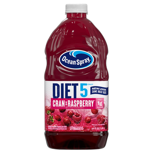 Ocean Spray Diet 5 Cran Raspberry Juice 64 fl oz