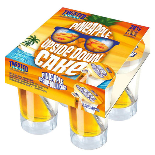 Twisted Shotz Pineapple Upside Down Cake 4pk