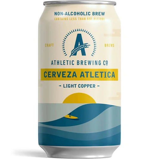 Athletic Brewing Co. Cerveza Athletica Light Copper Non Alc Brew 12oz CN 6pk