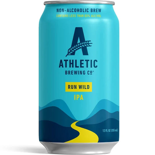 Athletic Brewing Co. Run Wild IPA Non Alc Brew 12oz CN 6pk