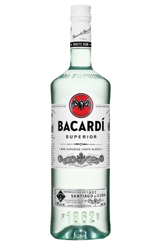 Bacardi Rum White Superior 1L