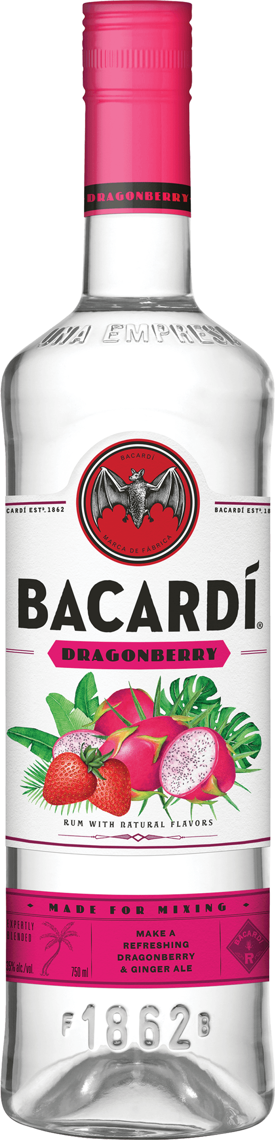 Bacardi Rum Dragonberry 750mL