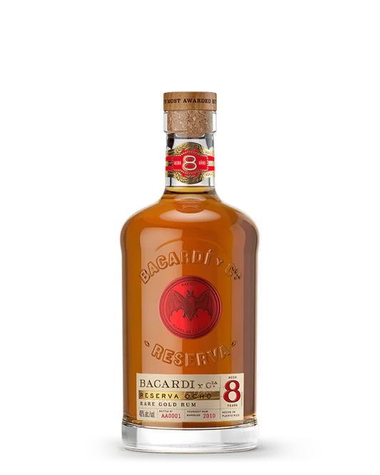 Bacardi Rum Gold Reserva Ocho 8yr 750mL