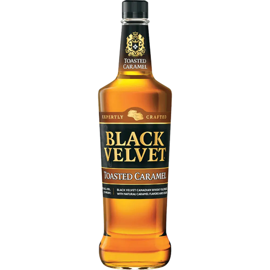 Black Velvet Canadian Whisky Toasted Caramel 750mL