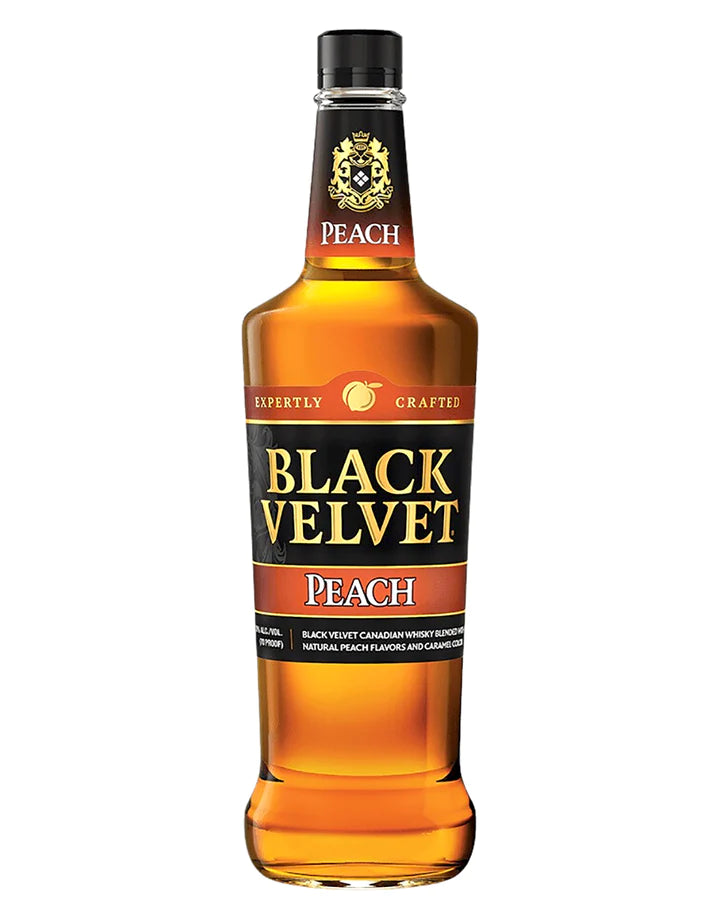 Black Velvet Canadian Whisky Peach 750mL