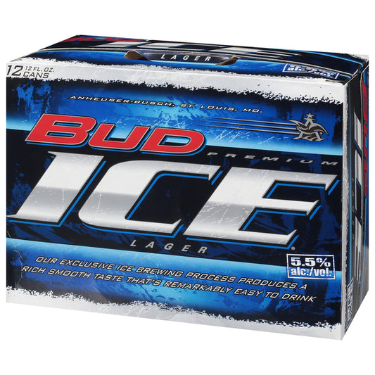 Bud Ice 12oz Cans 12pk