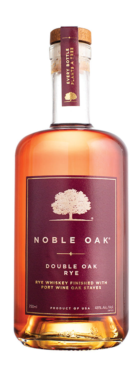 Noble Oak Double Oak Rye Whiskey 750ml