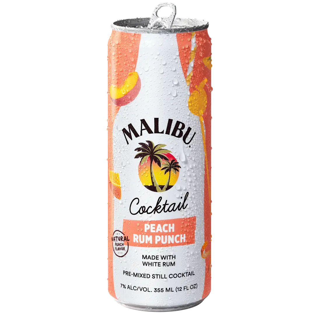 Malibu Peach Rum Punch RTD 355mL Single