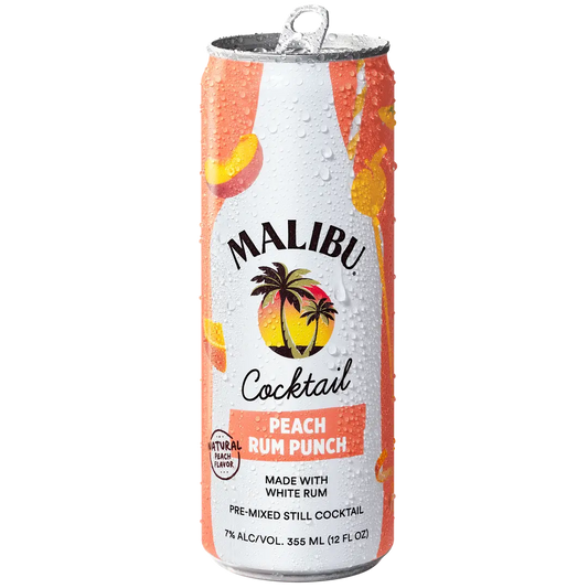Malibu Peach Rum Punch RTD 355mL Single