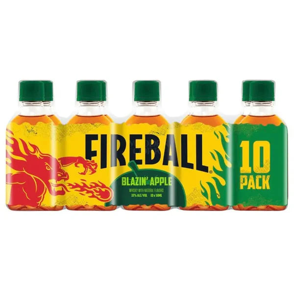 Fireball Blazin Apple Whisky 50ml 10pk