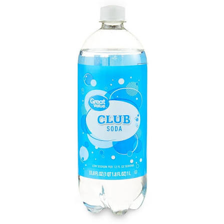 Great Value Club Soda 1L