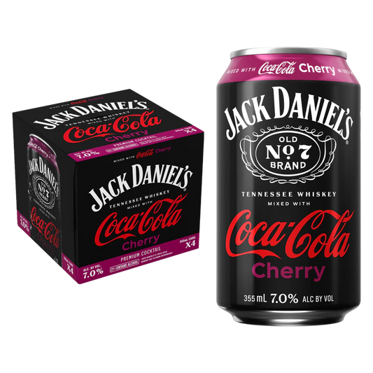 Jack Daniel's & Cherry Coke RTD 4pk 355mL