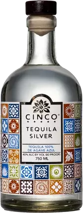 Cinco Tequila Silver 750mL