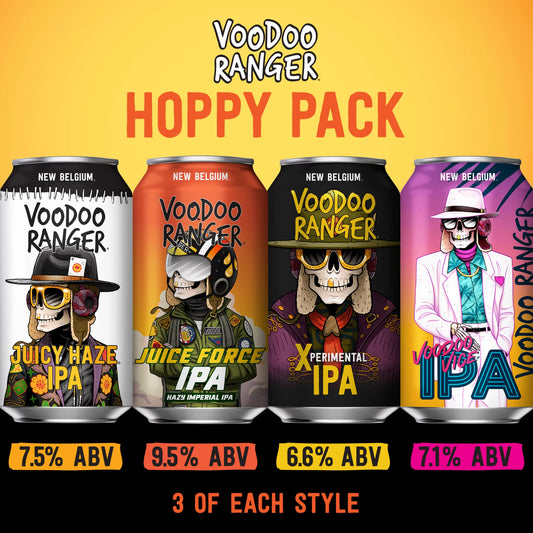 New Belgium Brewing Voodoo Ranger Hoppy Pack 12oz CN 12pk
