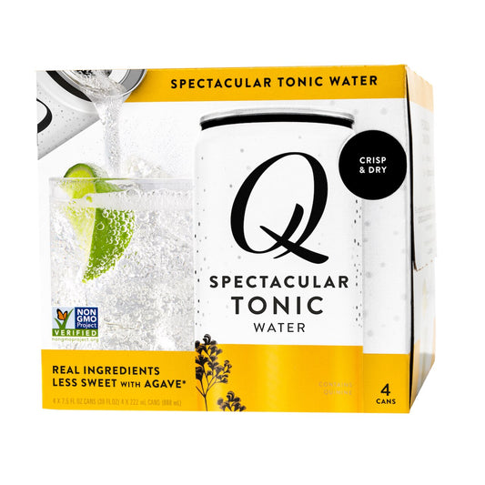 Q Mixers Tonic 6/4Pk Tray Can 7.5oz/6