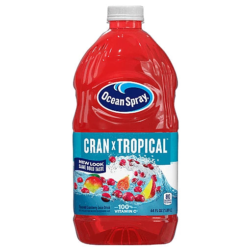 Ocean Spray Cran X Tropical Juice Cocktail 64 fl oz