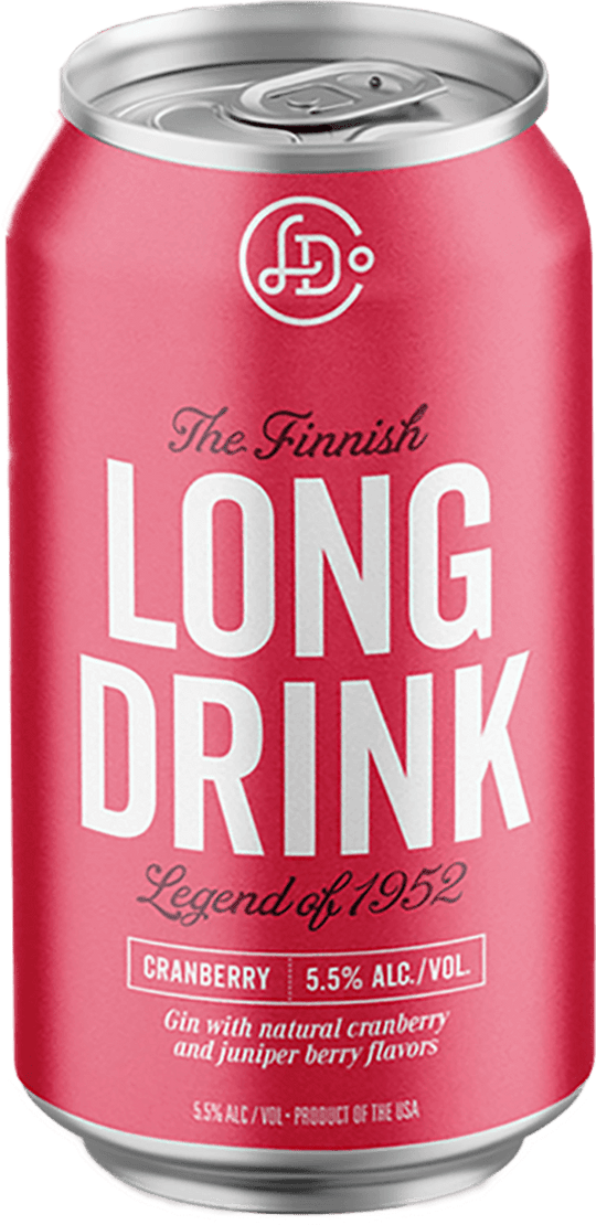 Long Drink Cocktails Cranberry 12oz 6pk