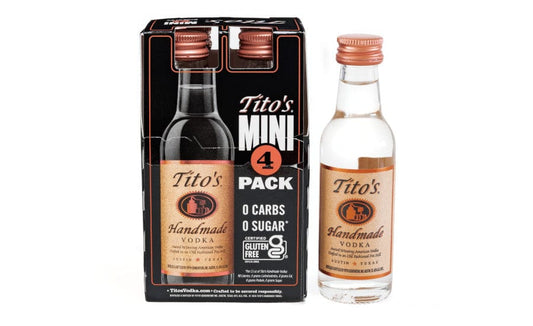 Tito's Handmade Vodka 50mL 4pk