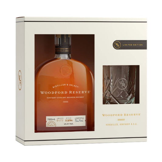 Woodford Reserve Kentucky Straight BBN 750mL w/ glass Gift Set